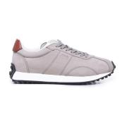 Grijze Nubuck Herensneakers Taupe Tod's , Gray , Heren