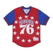 NBA Jumbotron 3.0 Mesh V-neck Jersey Mitchell & Ness , Multicolor , He...