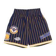 NBA Thuisstad Mesh Basketbalshorts Mitchell & Ness , Blue , Heren