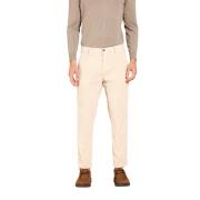 Velvet chino broek, Carrot fit Mason's , Beige , Heren