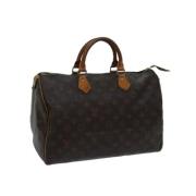 Pre-owned Canvas louis-vuitton-bags Louis Vuitton Vintage , Brown , Da...