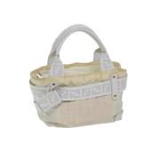 Pre-owned Nylon handbags Fendi Vintage , White , Dames