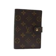 Pre-owned Canvas home-office Louis Vuitton Vintage , Brown , Dames