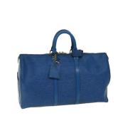 Pre-owned Leather louis-vuitton-bags Louis Vuitton Vintage , Blue , Da...