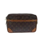 Pre-owned Canvas louis-vuitton-bags Louis Vuitton Vintage , Brown , Da...