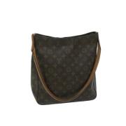 Pre-owned Canvas louis-vuitton-bags Louis Vuitton Vintage , Brown , Da...