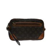 Pre-owned Canvas louis-vuitton-bags Louis Vuitton Vintage , Brown , Da...