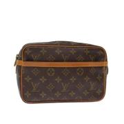 Pre-owned Canvas louis-vuitton-bags Louis Vuitton Vintage , Brown , Da...