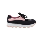 Pre-owned Leather sneakers Prada Vintage , Pink , Dames