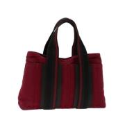 Pre-owned Cotton totes Hermès Vintage , Red , Dames