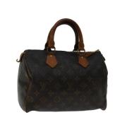 Pre-owned Canvas handbags Louis Vuitton Vintage , Brown , Dames