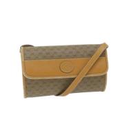 Pre-owned Leather gucci-bags Gucci Vintage , Beige , Dames