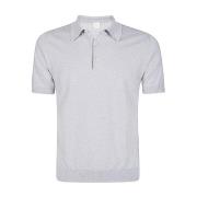 Polo shirt met halve mouw Eleventy , Gray , Heren