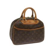 Pre-owned Canvas handbags Louis Vuitton Vintage , Brown , Dames