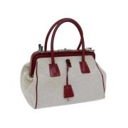 Pre-owned Cotton prada-bags Prada Vintage , Beige , Dames