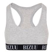 Grijze Crop Top Sport BH Bizuu , Gray , Dames