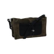 Pre-owned Suede prada-bags Prada Vintage , Green , Dames