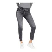 Slim Chic Jeans Anthracite Wash MAC , Gray , Dames