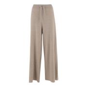 Kasjmier Wijde Beige Broek Jil Sander , Beige , Dames