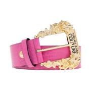 Riem met logo Versace Jeans Couture , Pink , Dames