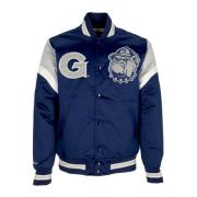 Georgetown Hoyas Bomber Jack Mitchell & Ness , Blue , Heren