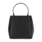 Elegante Leren Schoudertas Tory Burch , Black , Dames