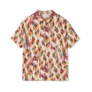 Waterverf Shirt met Corozo Knopen Twothirds , Multicolor , Dames