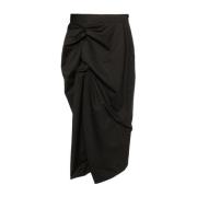 Bruine Wollen Geruite Rok Vivienne Westwood , Brown , Dames