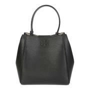 Stijlvolle Bucket Tas Tory Burch , Black , Dames