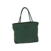 Pre-owned Nylon handbags Prada Vintage , Green , Dames