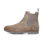 Heren Chelsea Boots Logan Nubikk , Beige , Heren