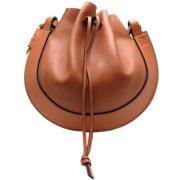 Pre-owned Leather shoulder-bags Loewe Pre-owned , Brown , Dames