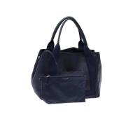 Pre-owned Leather balenciaga-bags Balenciaga Vintage , Blue , Dames