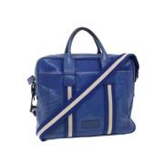 Pre-owned Leather handbags Bally Pre-owned , Blue , Dames