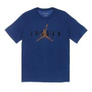 Air Wordmark Heren T-shirt Blauw/Zwart/Brons Jordan , Blue , Heren