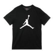 Jumpman Crew T-Shirt Zwart/Wit Jordan , Black , Heren