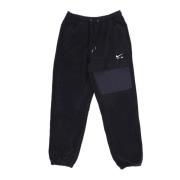 Winter Fleece Trainingsbroek Zwart/Wit Nike , Black , Heren