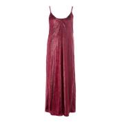 Elegante Bordeaux Polyester Jurk Lardini , Red , Dames