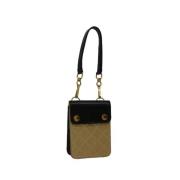 Pre-owned Leather chanel-bags Chanel Vintage , Beige , Dames