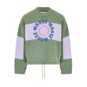 Groene Intarsia Jumper Sweater Martine Rose , Green , Heren