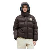 Afneembare Mouw Cyclone Donsjas Moncler , Brown , Heren