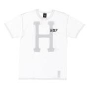 Klassieke Witte Tee Heren T-shirt HUF , White , Heren