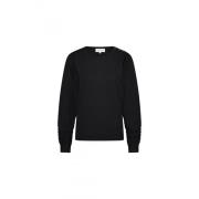 Zwarte Ballonmouw Pullover Fabienne Chapot , Black , Dames