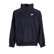 Windbreaker Anorak Jack Zwart/Wit Nike , Black , Heren