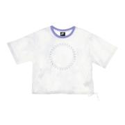 Mesh Icon Clash T-Shirt Light Thistle Nike , White , Dames