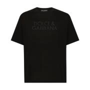 Stijlvolle T-shirts voor mannen en vrouwen Dolce & Gabbana , Black , H...