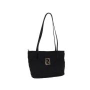 Pre-owned Canvas fendi-bags Fendi Vintage , Black , Dames