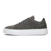 Grijze Lage Sneaker Jagger Tora Nubikk , Gray , Heren