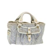 Pre-owned Canvas handbags Celine Vintage , Blue , Dames