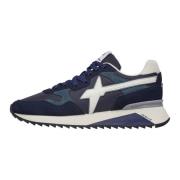 Technical fabric and suede sneakers Yak-M. W6Yz , Blue , Heren